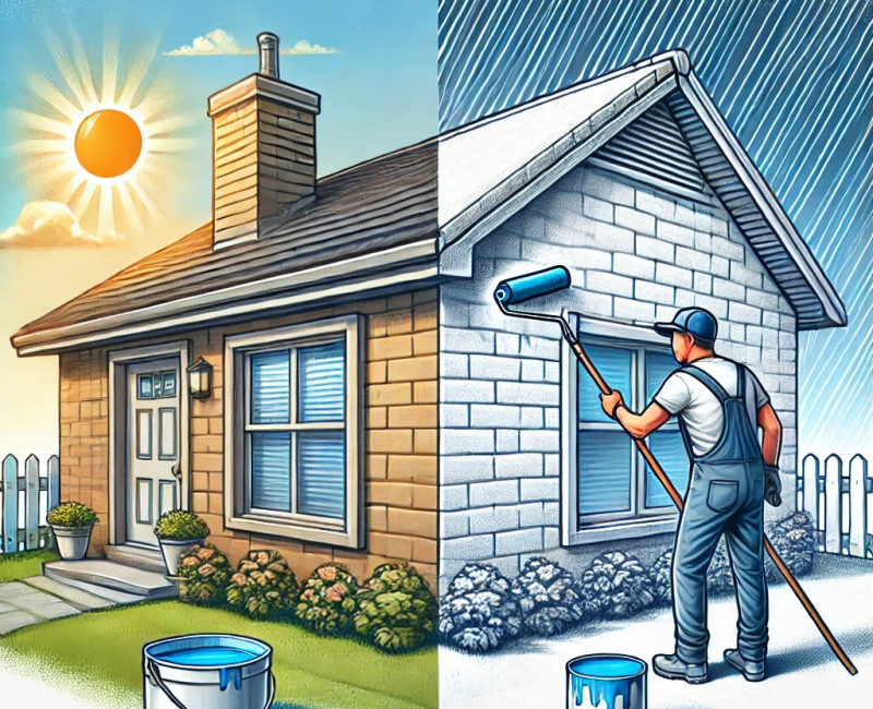 Intempéries et murs extérieurs : quelles peintures et traitements choisir ?