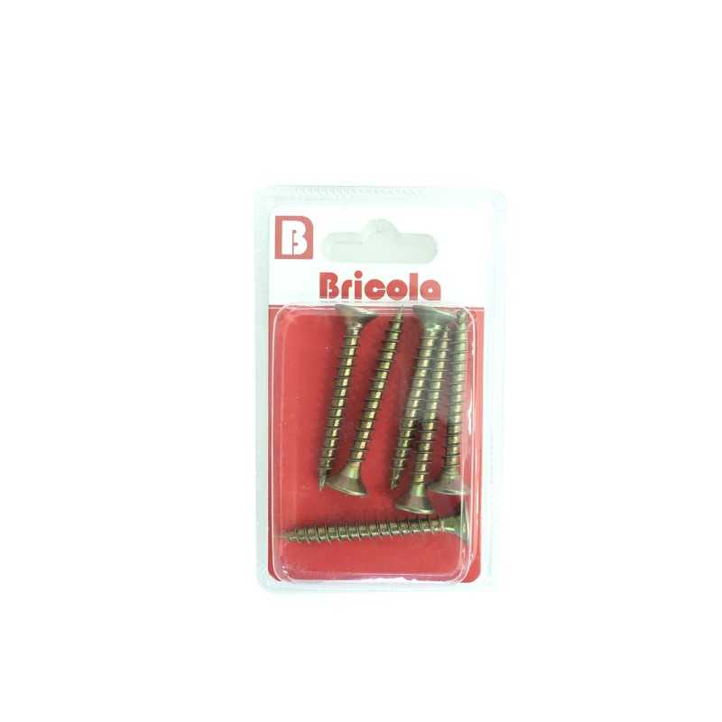 Vis à Bois - Tête Fraisée - Filetage Total - Empreinte Pozidrive Zinguee 4 5 X 30 Boite De 500 91024588